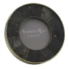 Josephs Jewelers Home Décor>Addison Ross – Round Black Horn 3×3 Frame