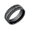 Josephs Jewelers Wedding Bands For Men>Black Cobalt Wedding Band