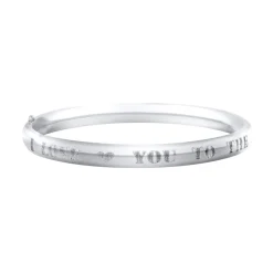 Josephs Jewelers Bracelets>Children’s Sterling Silver “Love You to the Moon and Back” Bracelet