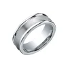 Josephs Jewelers Wedding Bands For Men>Cobalt and Chrome Brushed Wedding Band