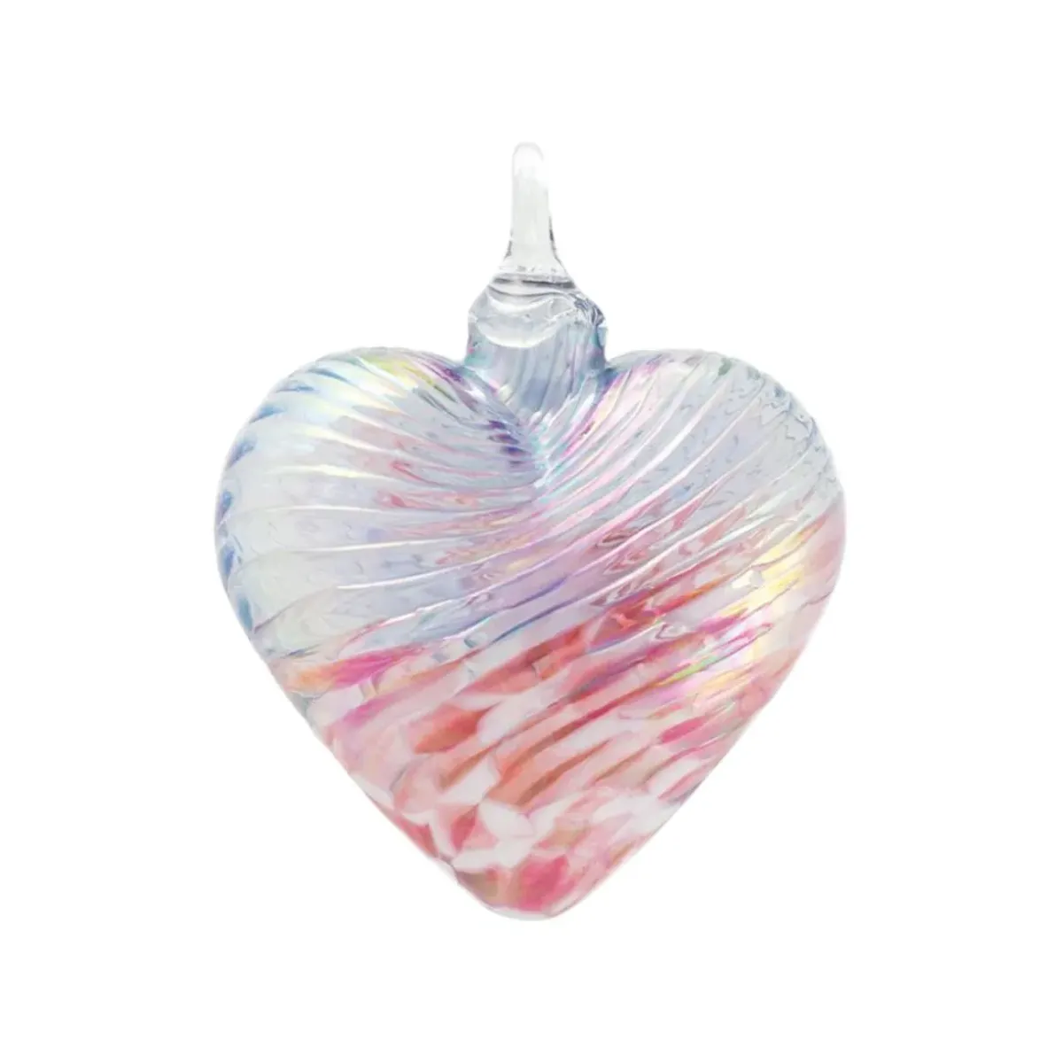 Josephs Jewelers Home Décor>Glass Eye Studio – Cherry Blossom Heart Ornament