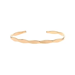 Josephs Jewelers Bracelets>Gold Filled Scalloped Cuf Bracelet