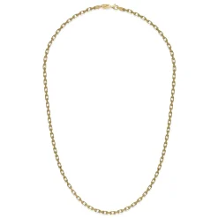 Josephs Jewelers Necklaces And Pendants>Gold Plated Sterling Silver Oval Link Chain