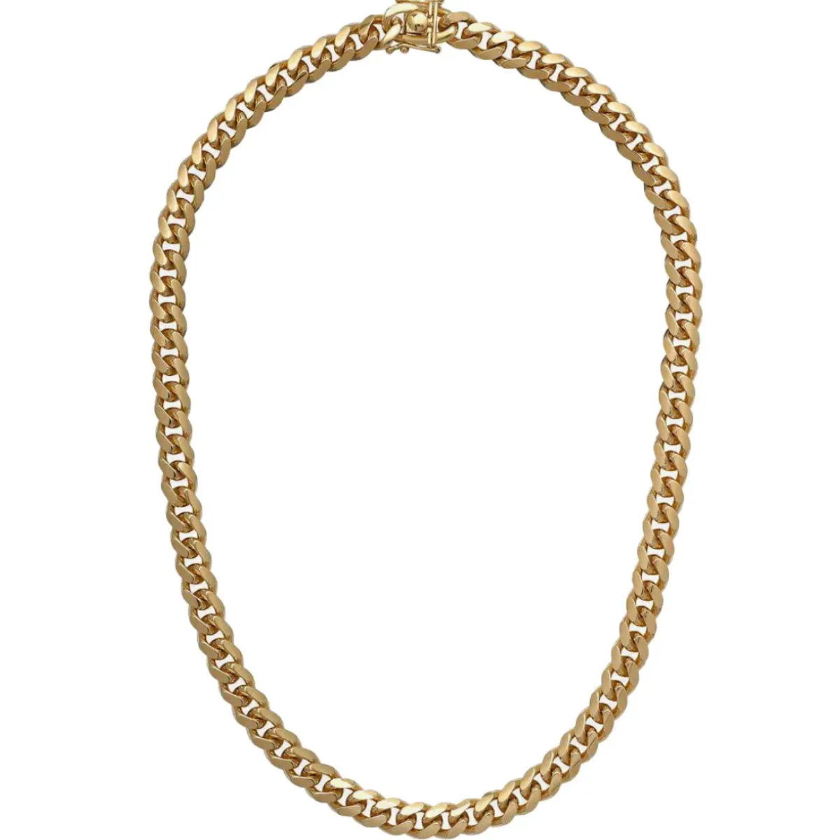 Josephs Jewelers Necklaces And Pendants>Gold Plated Sterling Silver 22-Inch Miami Cuban Chain