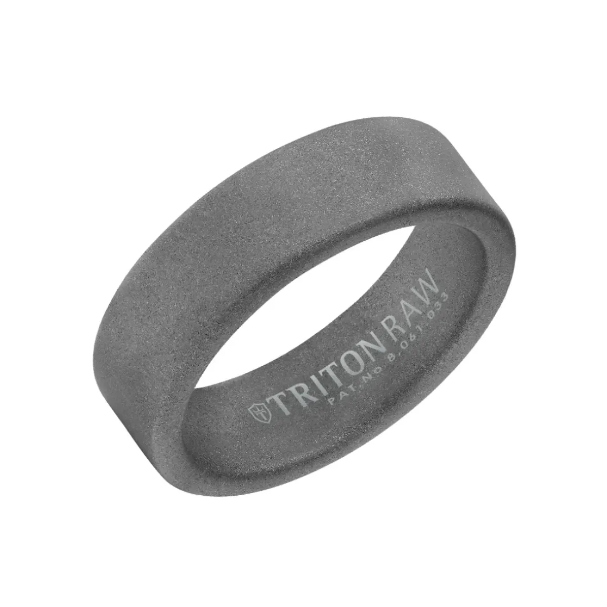 Josephs Jewelers Wedding Bands For Men>Gray Tungsten 9mm Sandblast Finish Wedding Band