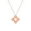 Josephs Jewelers Necklaces And Pendants>18K Rose Gold Diamond Petite Venetian Necklace