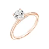 Josephs Jewelers Engagement Rings>14K Rose Gold Hidden Halo Engagement Ring Semi-Mounting