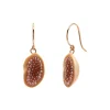 Josephs Jewelers Earrings>14K Rose Gold Souffle Pearl Earrings