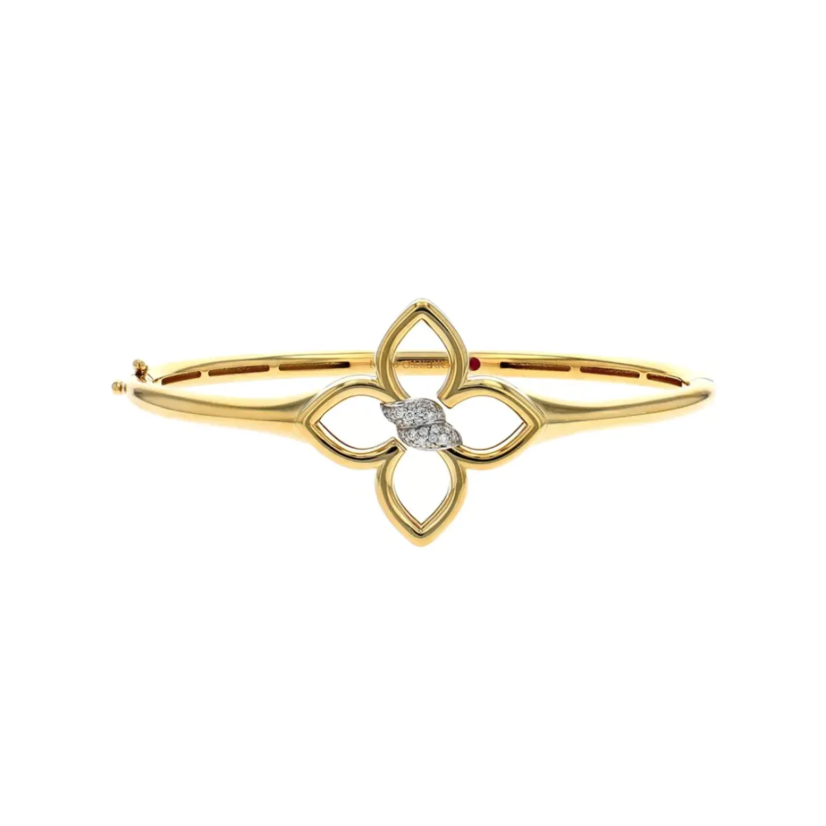Josephs Jewelers Bracelets>18K Two-Tone Diamond Cialoma Bangle Bracelet