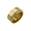 Josephs Jewelers Rings>18K Two-Tone Wide Diamond Line Ring