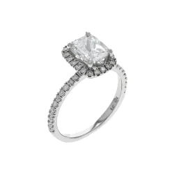 Josephs Jewelers Engagement Rings>14K White Gold 1.50 Carat Cushion Diamond Engagement Ring