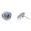Josephs Jewelers Earrings>14K White Gold Black Keshi Pearl Earrings