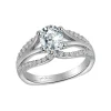 Josephs Jewelers Engagement Rings>14K White Gold Curved Split Top Engagement Ring Semi-Mounting