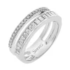 Josephs Jewelers Rings>18K White Gold Diamond Fashion Band