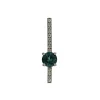 Josephs Jewelers Necklaces And Pendants>14K White Gold Montana Sapphire and Diamond Pendant