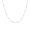 Josephs Jewelers Necklaces And Pendants>14K White Gold Pearl Station Necklace