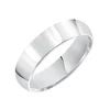 Josephs Jewelers Wedding Bands For Men>14K White Gold Plain Wedding Band