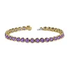 Josephs Jewelers Bracelets>14K Yellow Gold Amethyst Bracelet