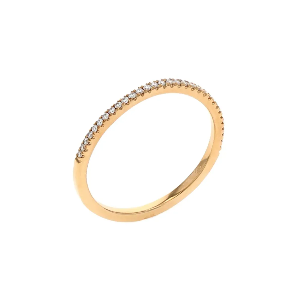 Josephs Jewelers Wedding Bands For Women>14K Yellow Gold Curved Diamond Wedding Band