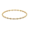 Josephs Jewelers Bracelets>18K Yellow Gold Diamond Bezel Bangle
