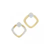 Josephs Jewelers Earrings>14K Yellow Gold Diamond Day to Night Convertible Earrings