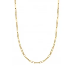 Josephs Jewelers Necklaces And Pendants>18K Yellow Gold Long Paperclip Link Necklace
