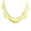 Josephs Jewelers Necklaces And Pendants>18K Yellow Gold Mesh Choker Necklace