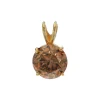 Josephs Jewelers Necklaces And Pendants>14K Yellow Gold Orange Brown Diamond Pendant