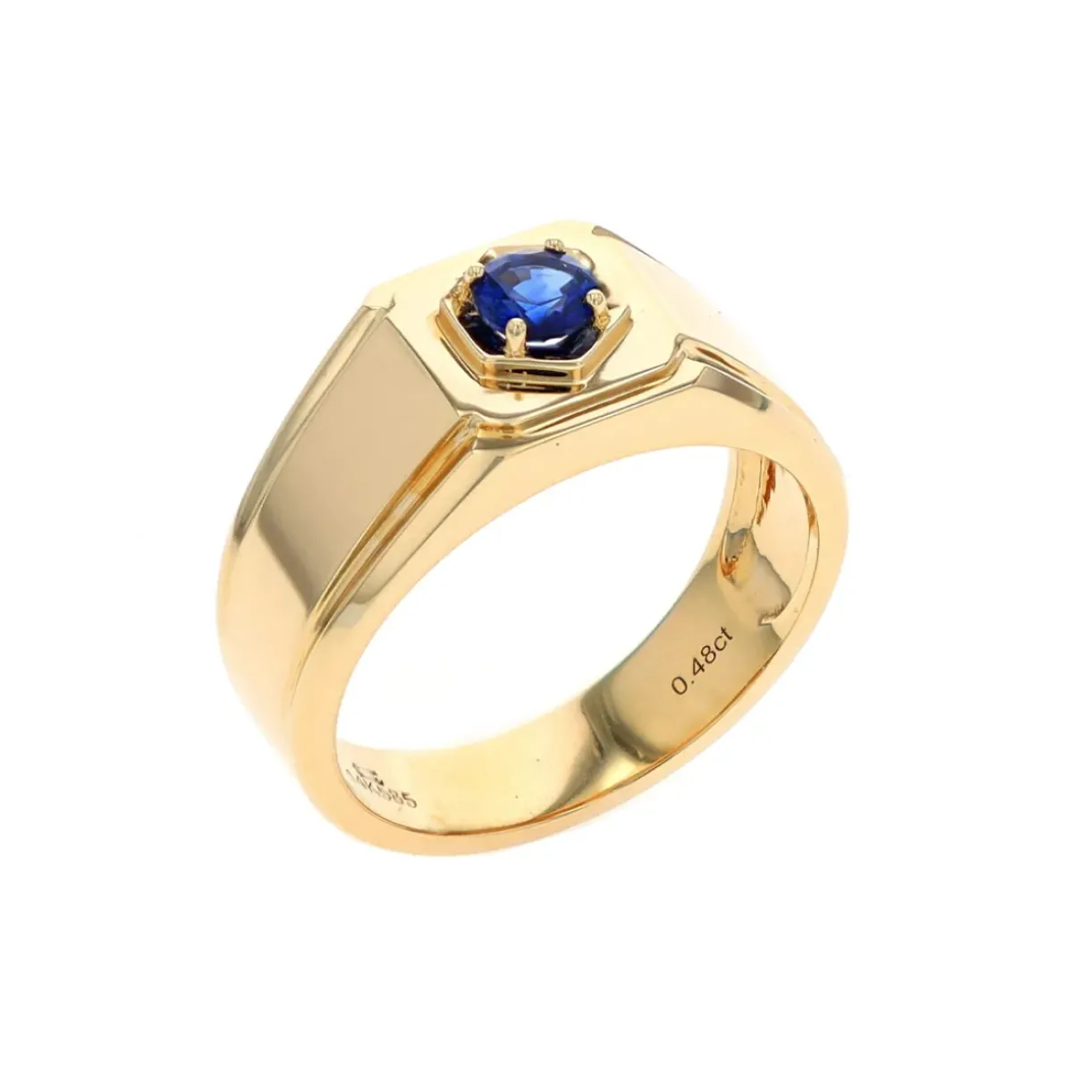 Josephs Jewelers Rings>14K Yellow Gold Sapphire Square Top Ring