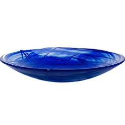 Josephs Jewelers Serveware>KostaBoda – Blue/Blue Contrast Dish