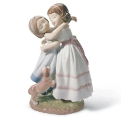 Josephs Jewelers Home Décor>Lladro – Give Me a Hug! Children Figurine