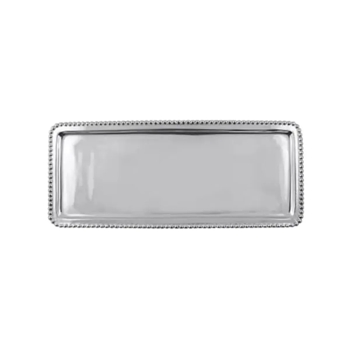Josephs Jewelers Serveware>Mariposa – Beaded Long Tray