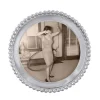 Josephs Jewelers Home Décor>Mariposa – Beaded Round Frame