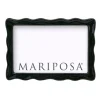 Josephs Jewelers Home Décor>Mariposa – Black Wavy 4×6 Frame