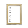 Josephs Jewelers Home Décor>Mariposa – Gold Signature 5×7 Frame