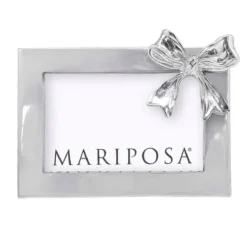 Josephs Jewelers Home Décor>Mariposa – Horizontal Bow 4×6 Frame