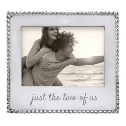 Josephs Jewelers Home Décor>Mariposa – “Just The Two Of Us” Beaded 5×7 Frame