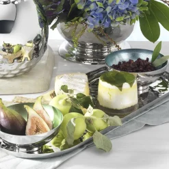 Josephs Jewelers Serveware>Mary Jurek – Oceana Oval Serving Tray 16″