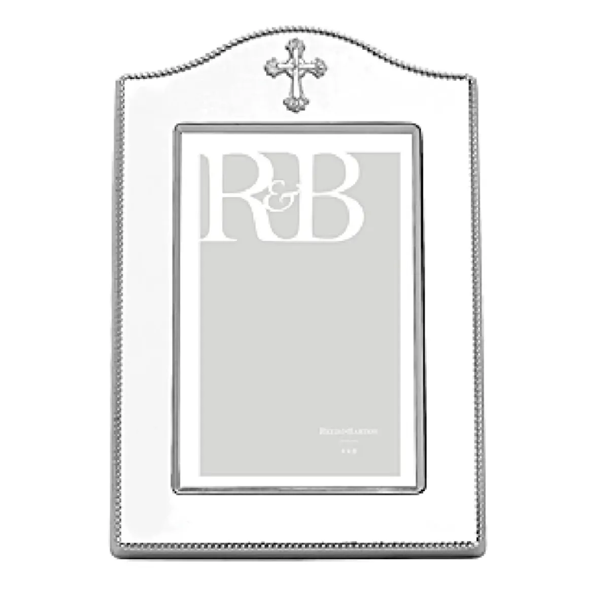 Josephs Jewelers Home Décor>Reed & Barton – Abbey Cross 5×7 Silver-plate Frame