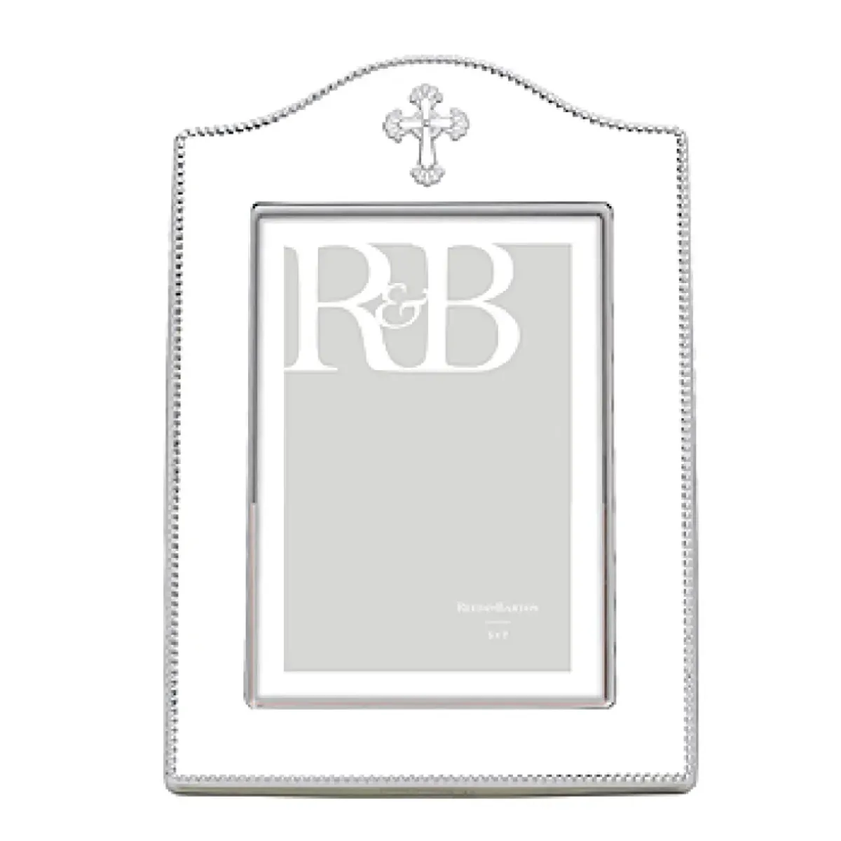 Josephs Jewelers Home Décor>Reed & Barton – Abbey Cross 5×7 Silver-plate Frame