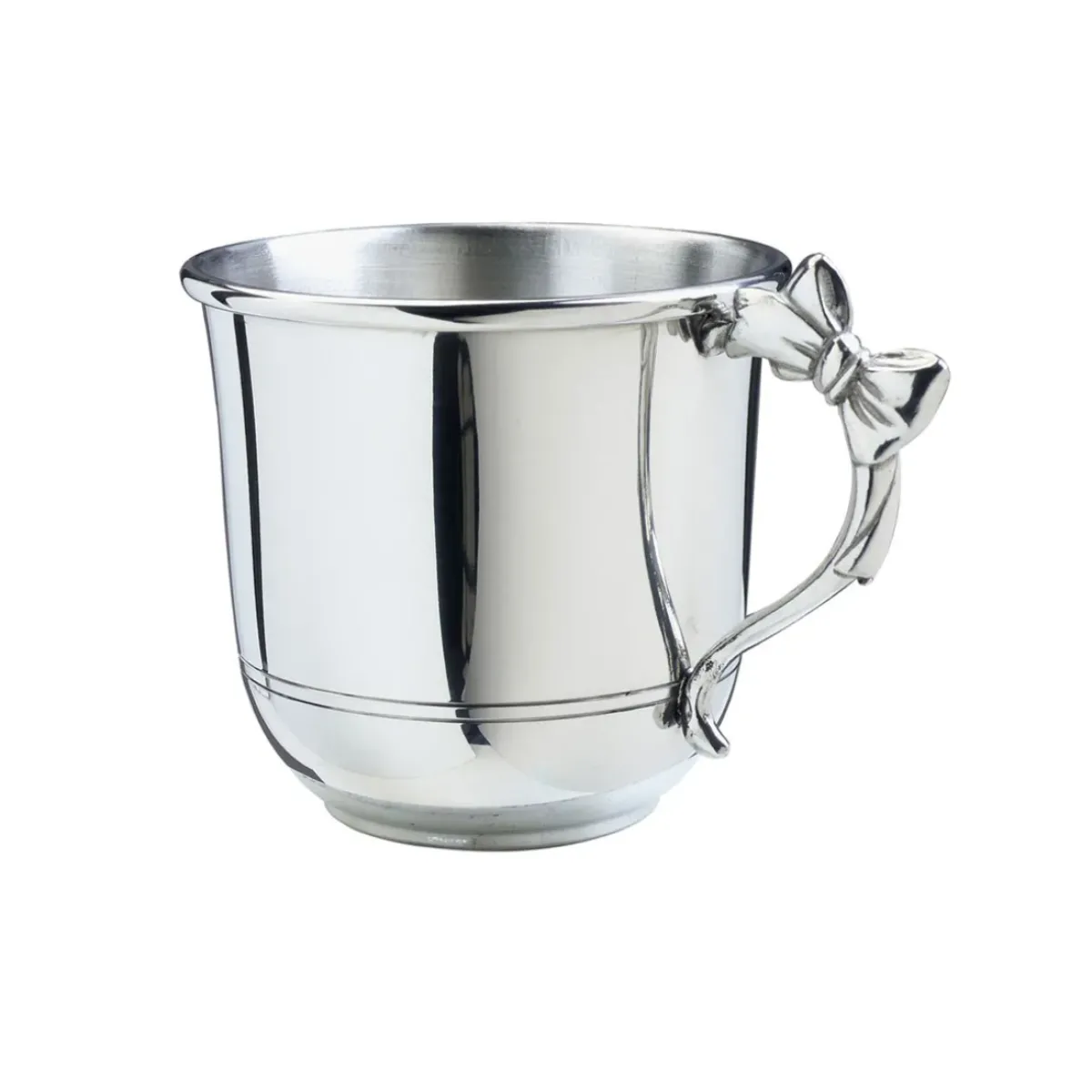 Josephs Jewelers Home Décor>Salisbury Pewter – Bow Handle Baby Cup