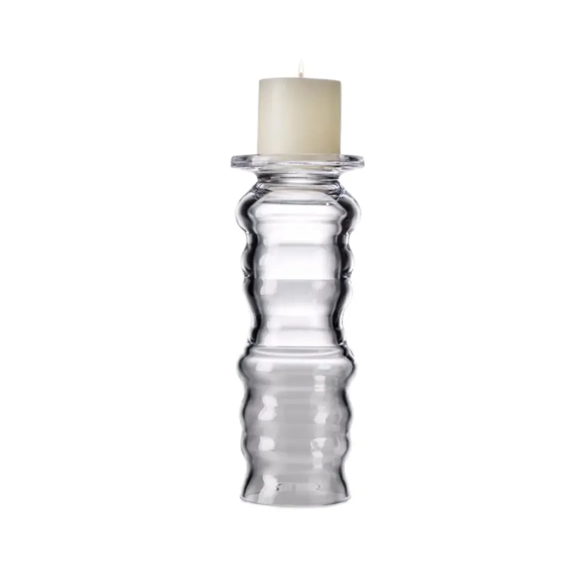 Josephs Jewelers Home Décor>Simon Pearce – Large Bloomfield Pillar Holder