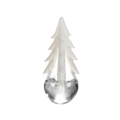 Josephs Jewelers Home Décor>Simon Pearce – Snowy Evergreen Tree 8″