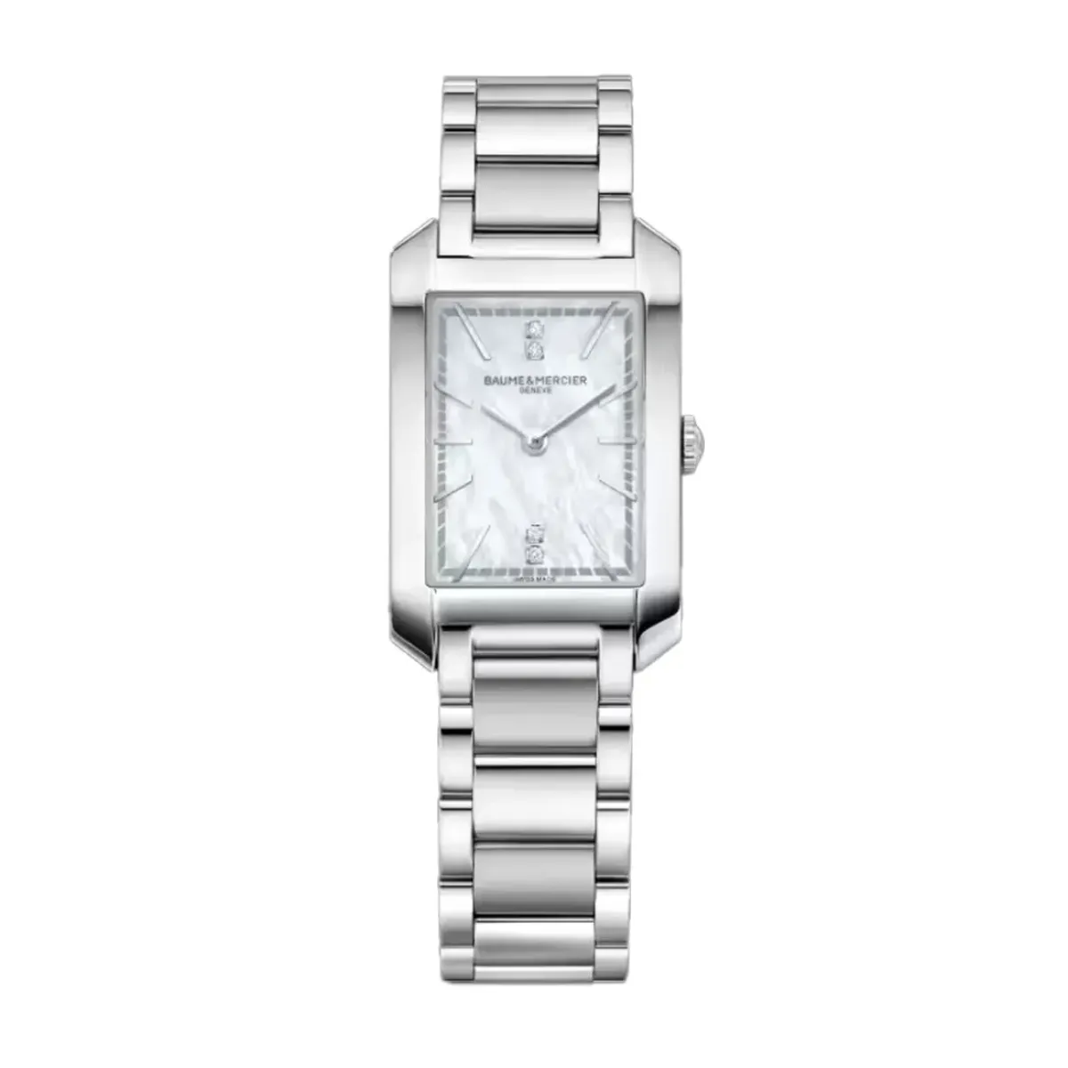 Josephs Jewelers Baume And Mercier Watches>Stainless Steel Baume & Mercier Hampton Quartz Watch