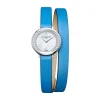 Josephs Jewelers Baume And Mercier Watches>Stainless Steel Baume & Mercier Blue Petite Promesse Watch