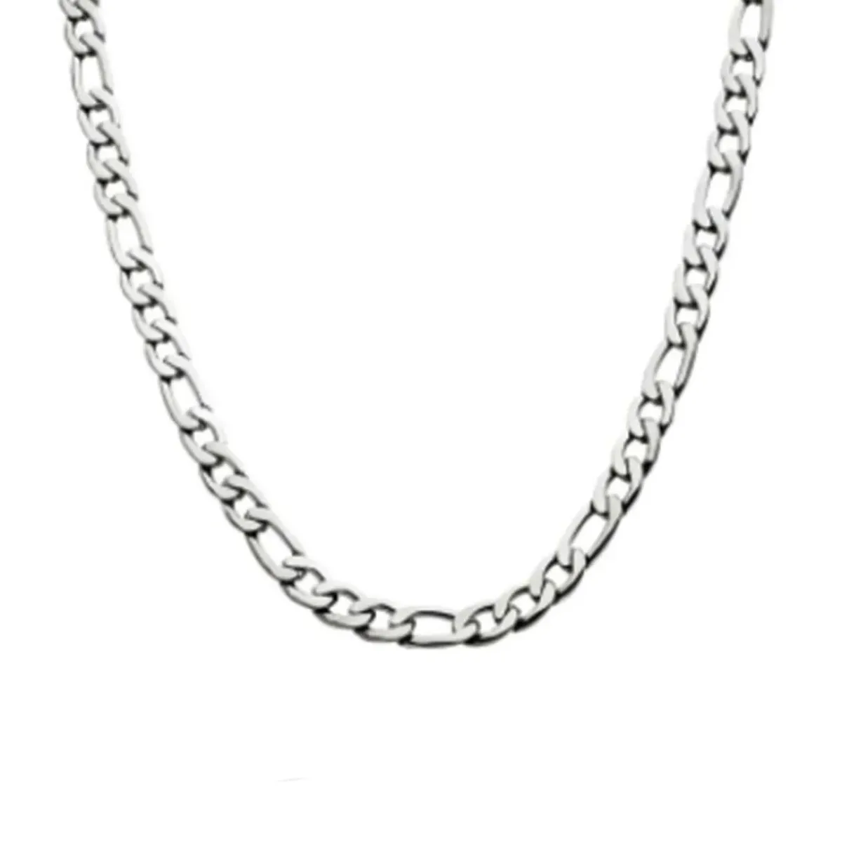 Josephs Jewelers Men’s Jewelry>Stainless Steel Figaro Chain
