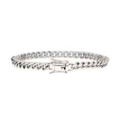 Josephs Jewelers Men’s Jewelry>Stainless Steel Miami Cuban Chain Bracelet