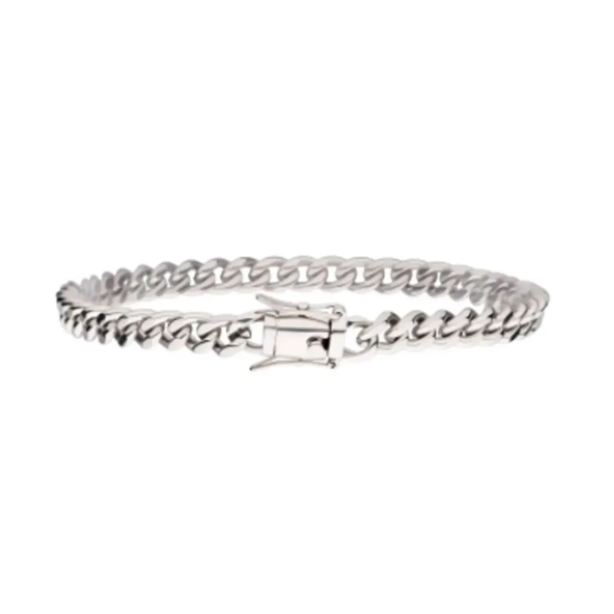 Josephs Jewelers Men’s Jewelry>Stainless Steel Miami Cuban Chain Bracelet