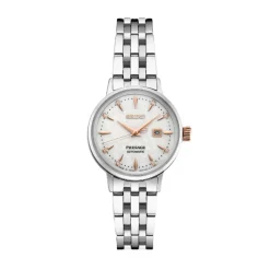 Josephs Jewelers Seiko Watches>Stainless Steel Seiko Automatic Presage Cocktail Time