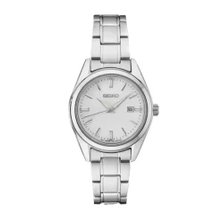 Josephs Jewelers Seiko Watches>Stainless Steel Seiko Essential Quartz Watch